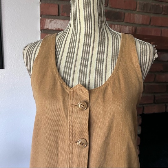 Jungmaven Button Front Jumper in Coyote Tan Sz XS - Picture 4 of 11